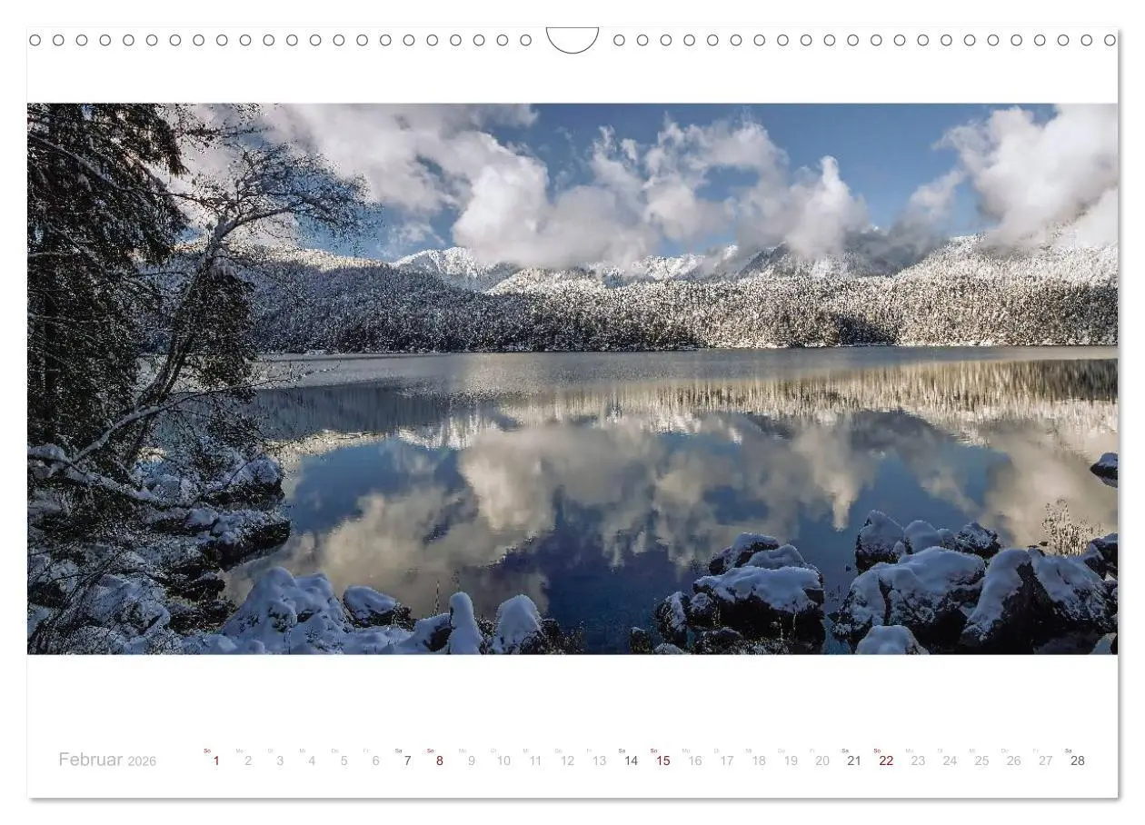 Bild: 9783516042528 | Unterwegs am Eibsee (Wandkalender 2026 DIN A3 quer), CALVENDO...