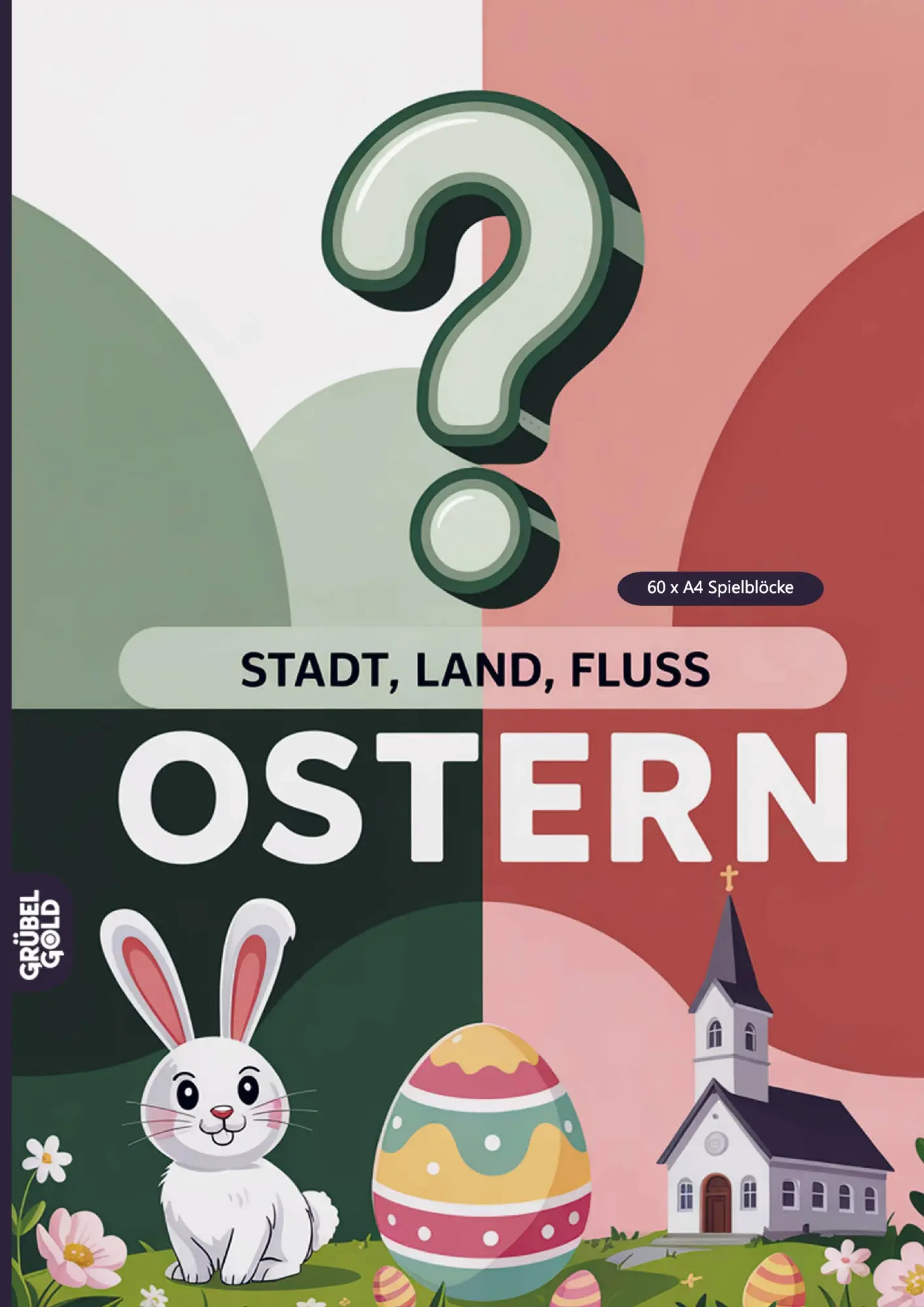 Cover: 9783693192528 | Stadt, Land, Fluss, Ostern | Grübelgold Rätselhefte | Taschenbuch