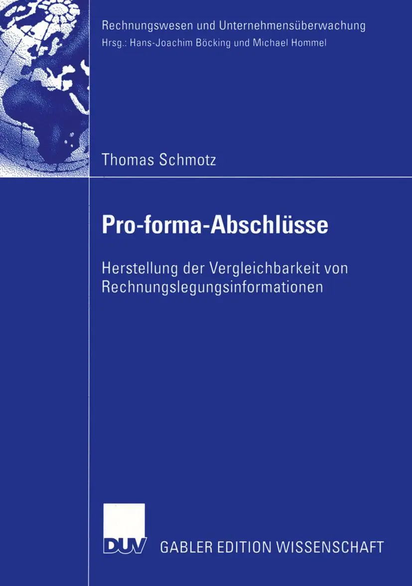 Cover: 9783824482528 | Pro-forma-Abschlüsse | Thomas Schmotz | Taschenbuch | xxvi | Deutsch