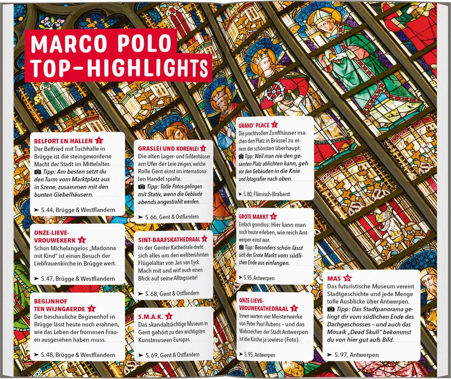 Bild: 9783829742528 | MARCO POLO Reiseführer Flandern, Antwerpen, Brügge, Gent | Taschenbuch