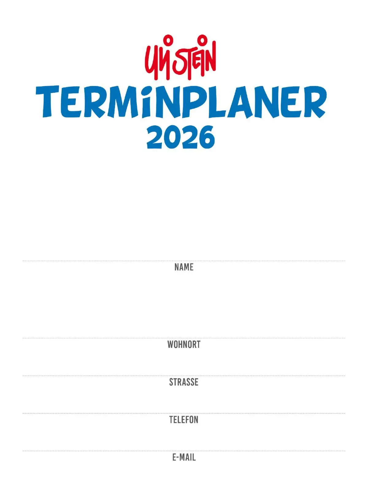 Bild: 9783830322528 | Uli Stein Terminplaner 2026: Taschenkalender | Uli Stein | Kalender