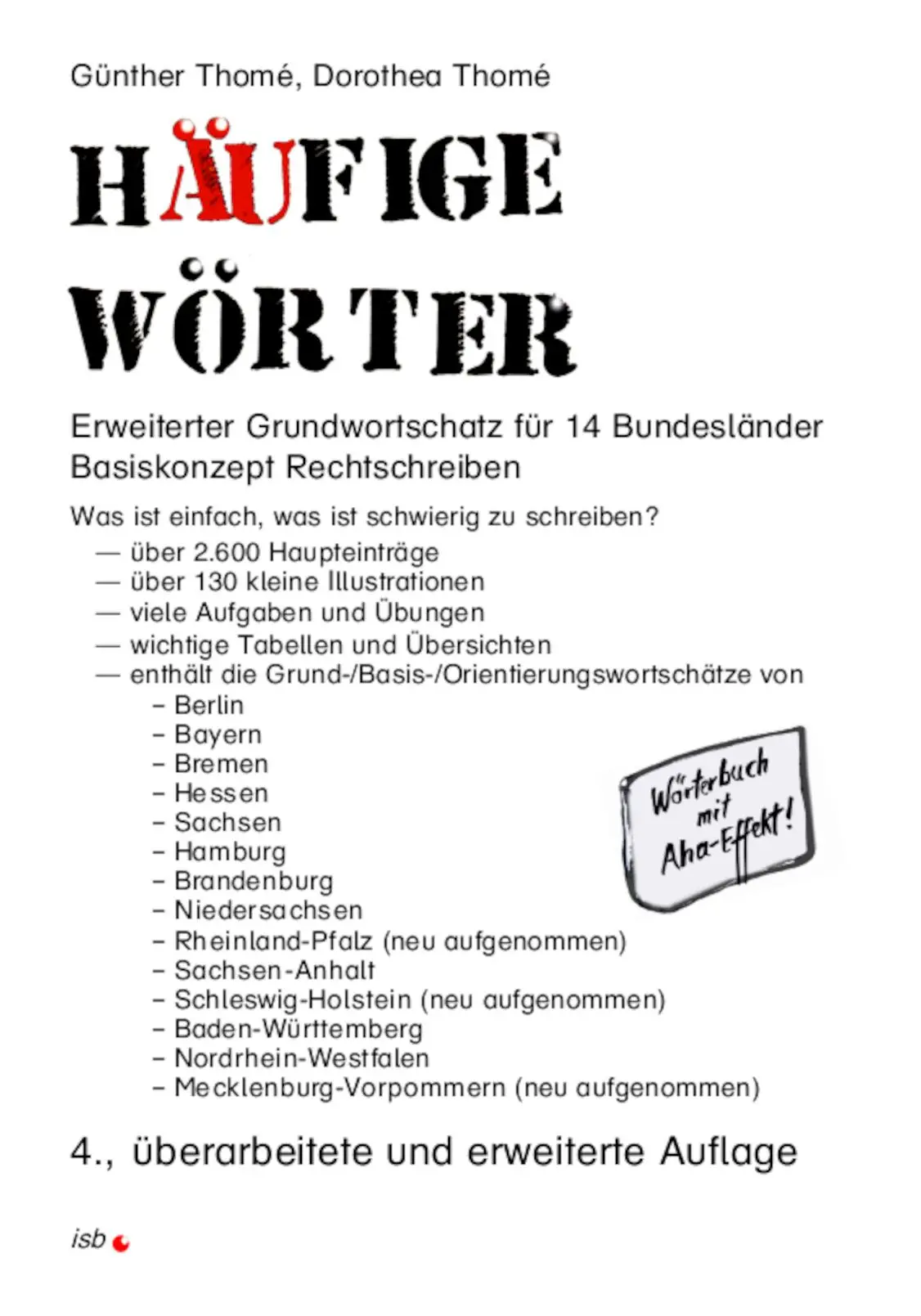 Bild: 9783942122528 | Häufige Wörter. Basiskonzept Rechtschreiben | Günther Thomé (u. a.)