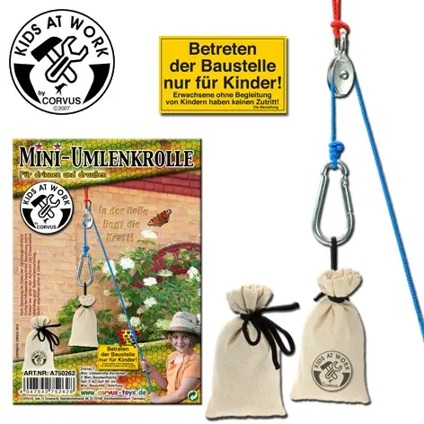 Cover: 4047542752628 | Corvus A750262 - Mini-Umlenkrolle, Karabiner und Seil | A750262 | 2014