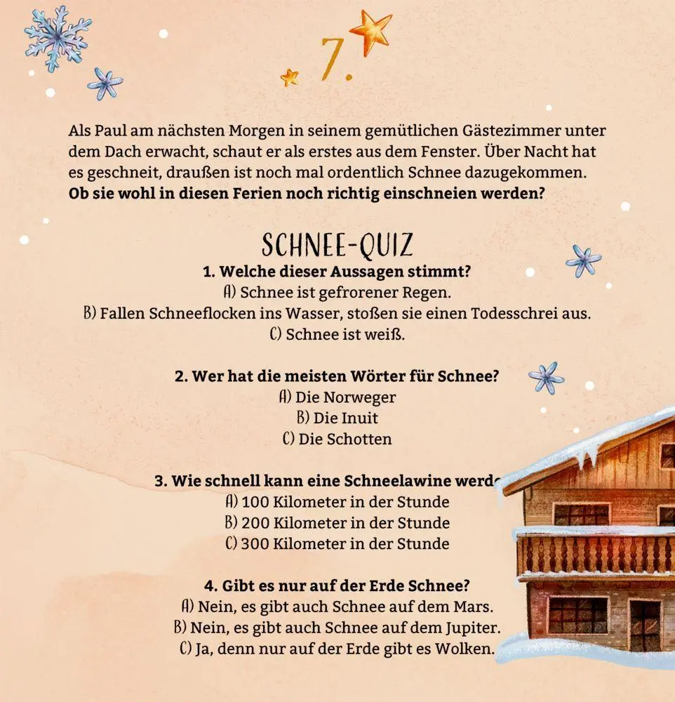 Bild: 4050003952628 | Zettelkalender - Aufregende Winterferien/Bergen | Susan Niessen