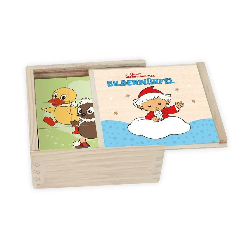 Bild: 4251901512628 | Unser Sandmännchen Bilderwürfel aus Holz 6x9 Teile | KG | Spiel | 2026