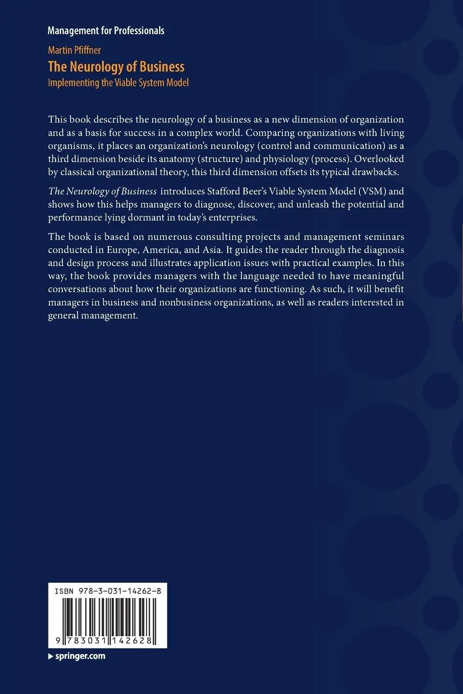 Rückseite: 9783031142628 | The Neurology of Business | Implementing the Viable System Model