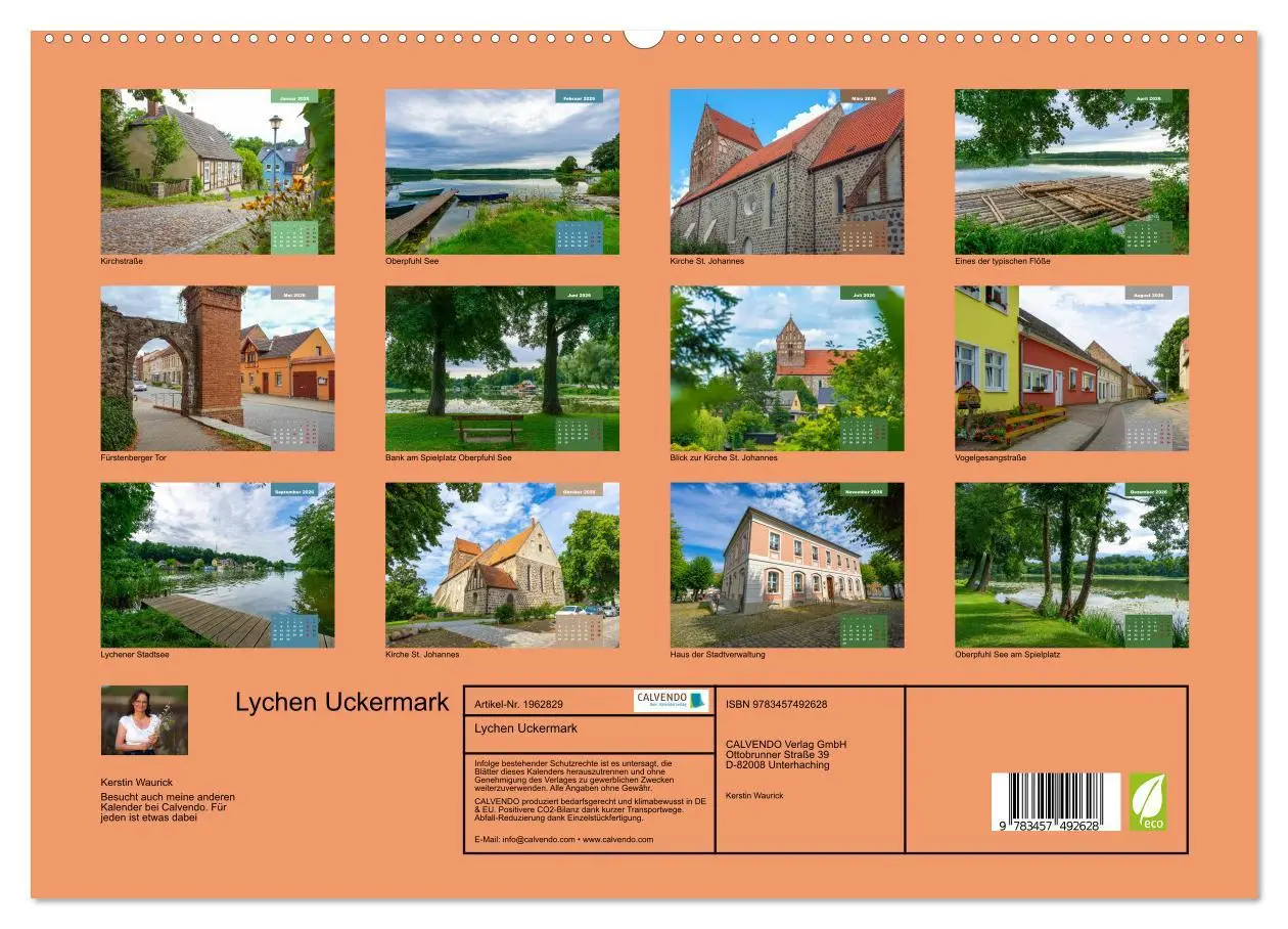 Bild: 9783457492628 | Lychen Uckermark (hochwertiger Premium Wandkalender 2026 DIN A2...