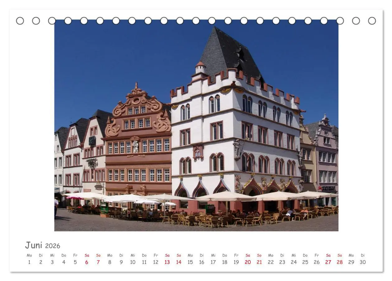 Bild: 9783516032628 | Unvergessliches Trier (Tischkalender 2026 DIN A5 quer), CALVENDO...