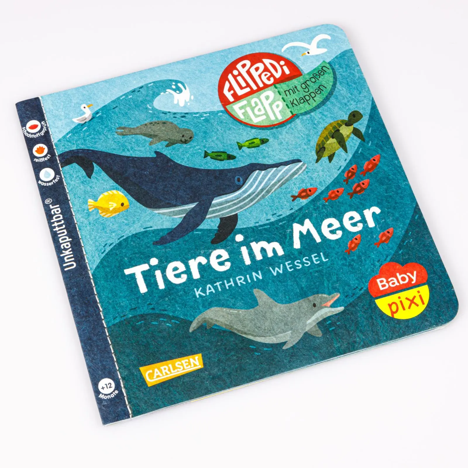 Bild: 9783551062628 | Baby Pixi (unkaputtbar) 142: Flippediflapp: Tiere im Meer | Wessel