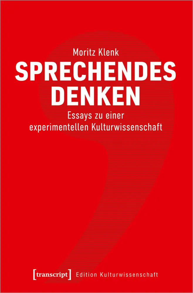Cover: 9783837652628 | Sprechendes Denken | Moritz Klenk | Taschenbuch | Klebebindung | 2020