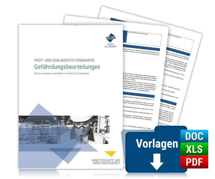 Cover: 9783988752628 | Prüf- und Dokumentationsmappe: Gefährdungsbeurteilungen | Gmbh | Buch