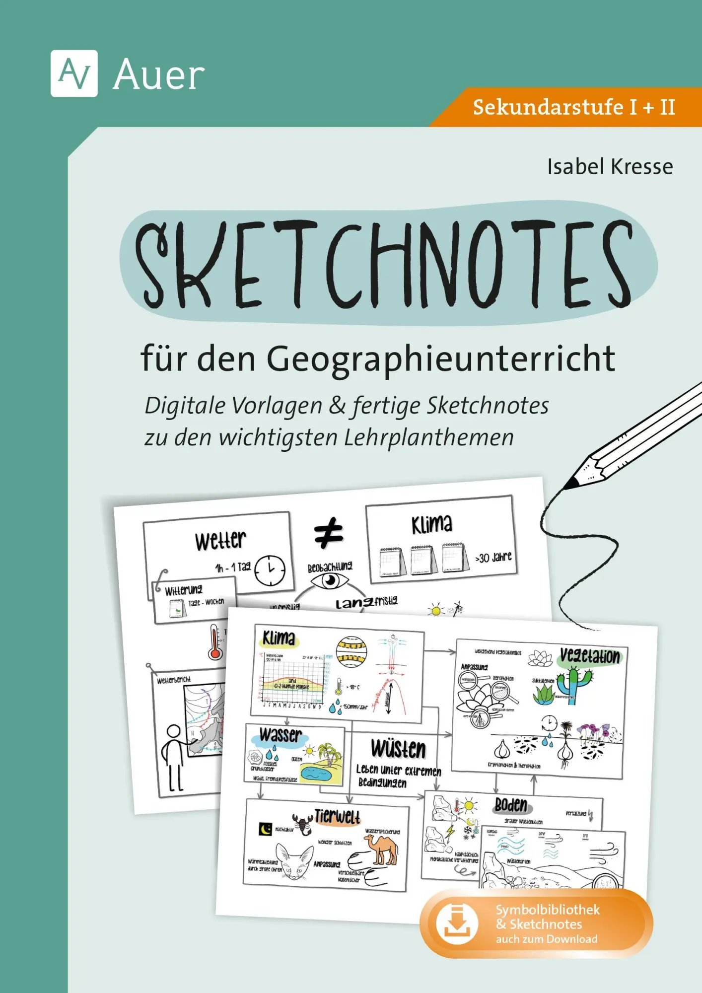 Cover: 9783403092728 | Sketchnotes für den Geographieunterricht | Isabel Kresse | Bundle