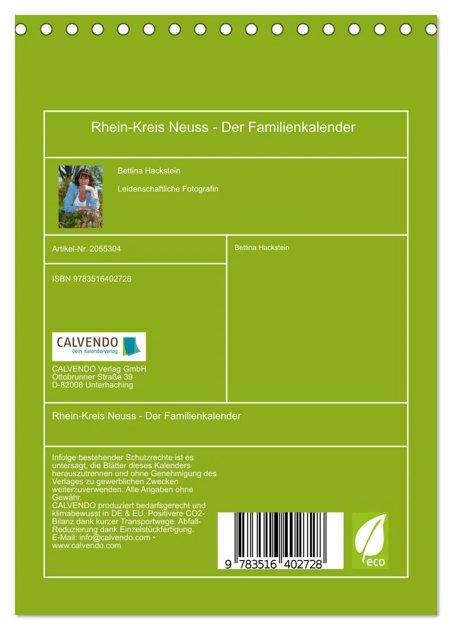 Bild: 9783516402728 | Rhein-Kreis Neuss - Der Familienkalender (Tischkalender 2026 DIN A5...