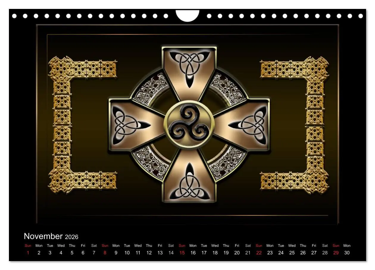 Bild: 9783516572728 | Celtic Symbols (Wall Calendar 2026 DIN A4 landscape), CALVENDO 12...
