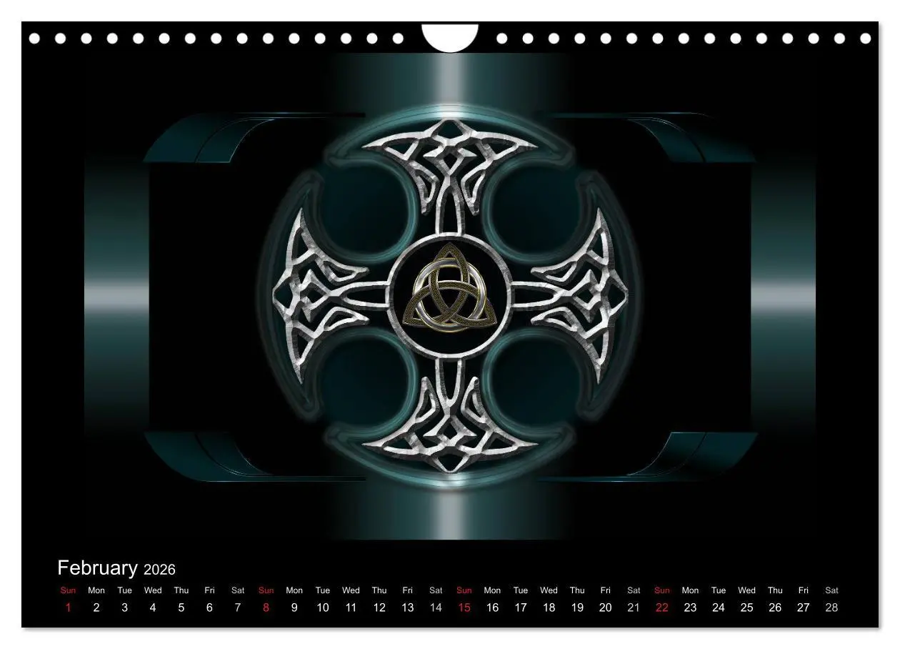 Bild: 9783516572728 | Celtic Symbols (Wall Calendar 2026 DIN A4 landscape), CALVENDO 12...