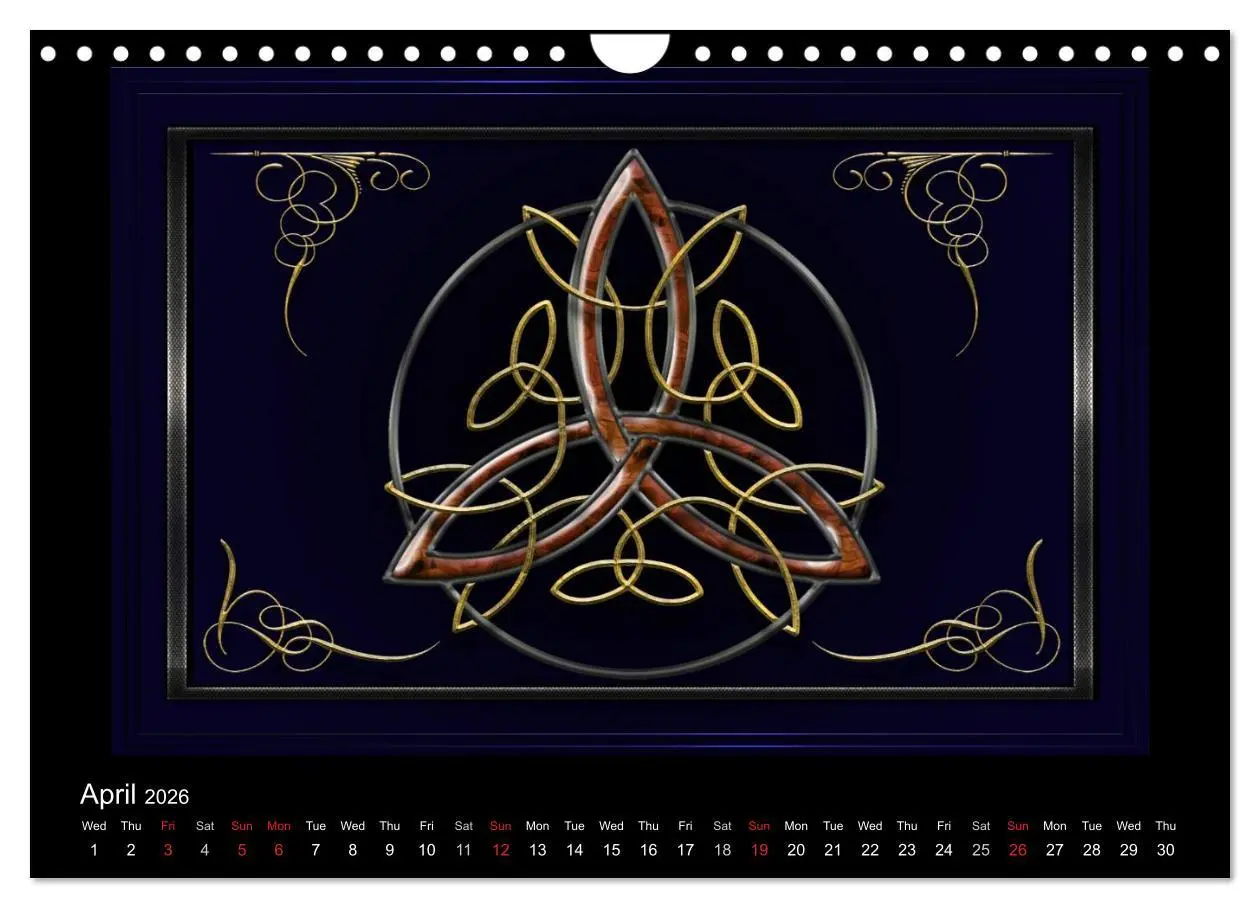 Bild: 9783516572728 | Celtic Symbols (Wall Calendar 2026 DIN A4 landscape), CALVENDO 12...
