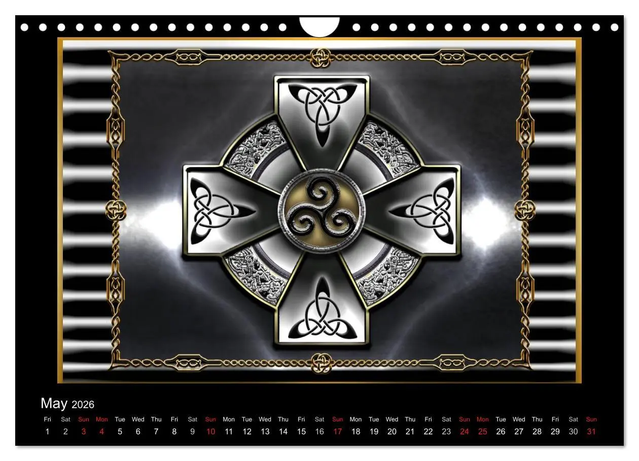 Bild: 9783516572728 | Celtic Symbols (Wall Calendar 2026 DIN A4 landscape), CALVENDO 12...
