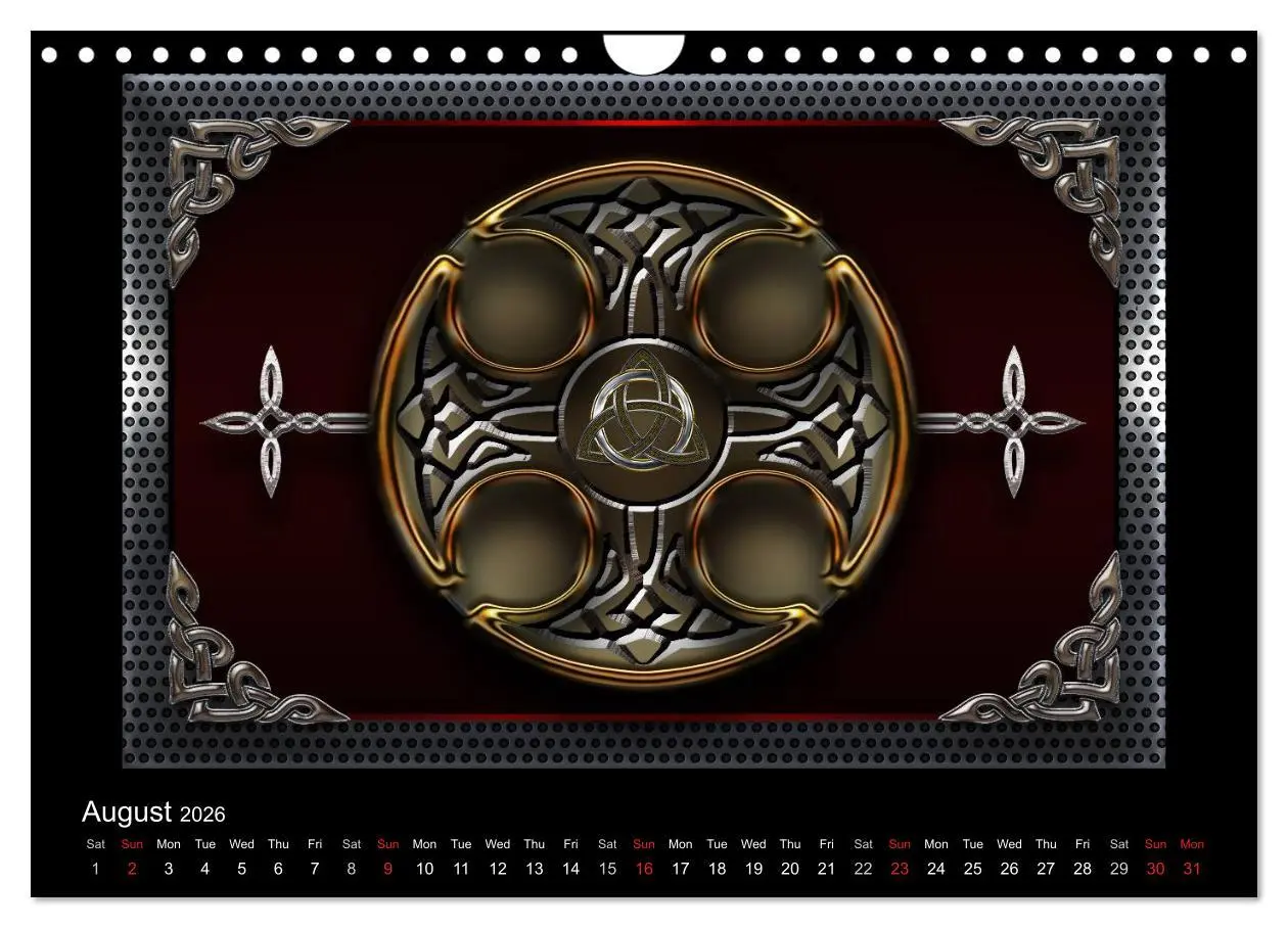 Bild: 9783516572728 | Celtic Symbols (Wall Calendar 2026 DIN A4 landscape), CALVENDO 12...