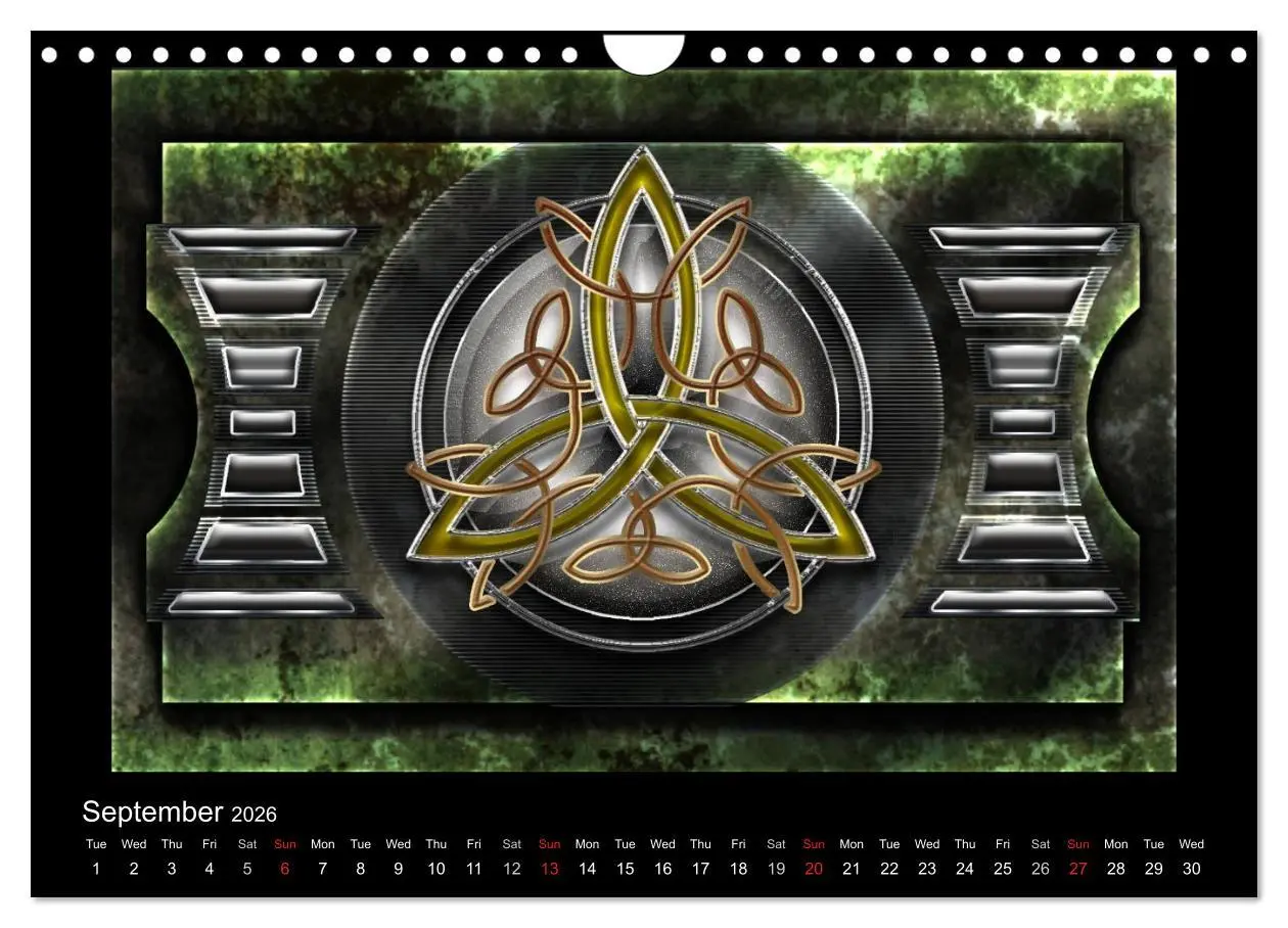 Bild: 9783516572728 | Celtic Symbols (Wall Calendar 2026 DIN A4 landscape), CALVENDO 12...