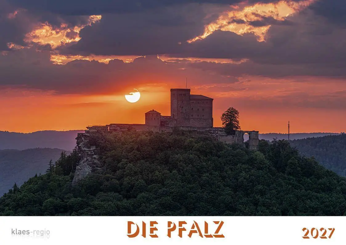 Cover: 9783965352728 | Die Pfalz 2027 Bildkalender A4 quer, spiralgebunden | Holger Klaes