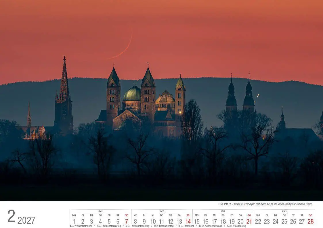 Bild: 9783965352728 | Die Pfalz 2027 Bildkalender A4 quer, spiralgebunden | Holger Klaes