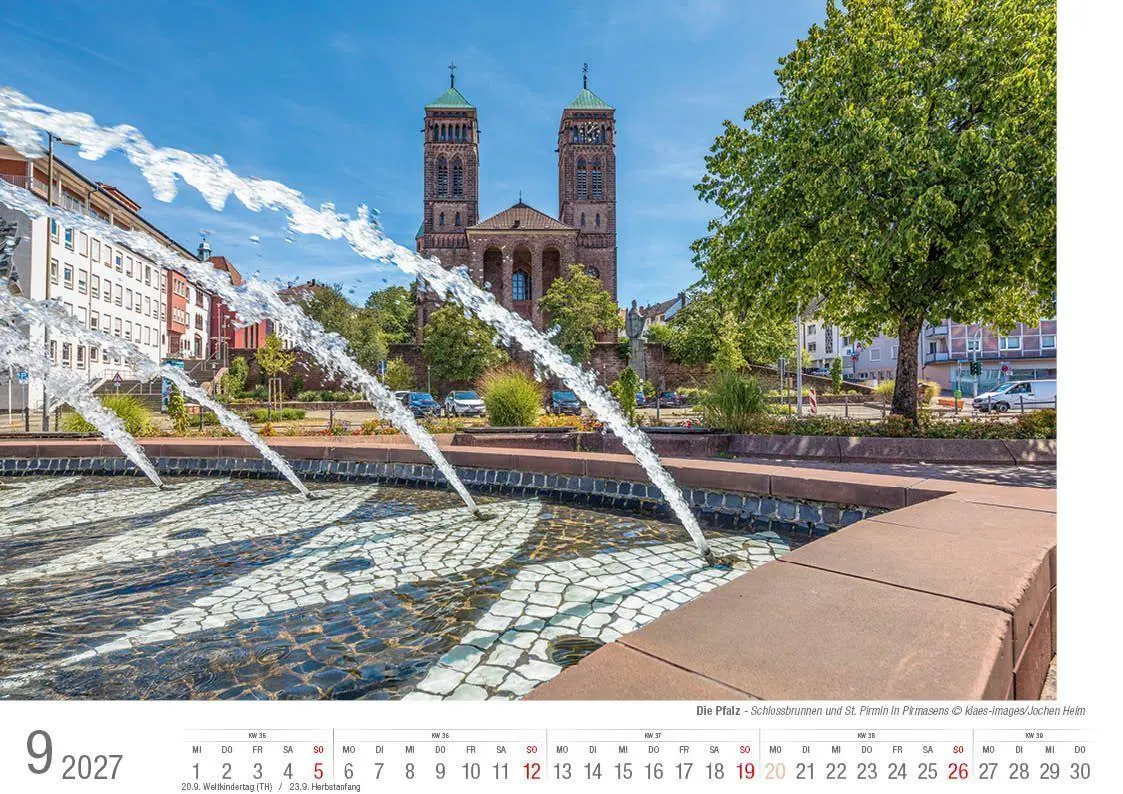 Bild: 9783965352728 | Die Pfalz 2027 Bildkalender A4 quer, spiralgebunden | Holger Klaes