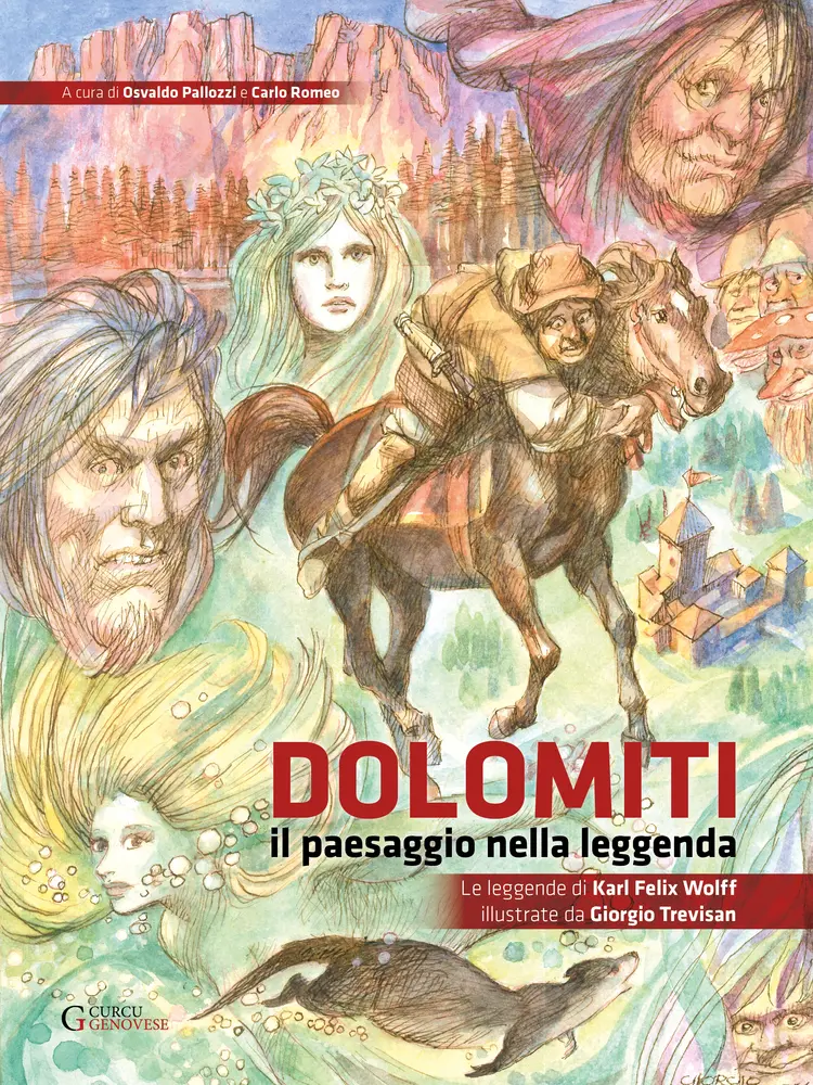 Cover: 9788868762728 | Dolomiti: Il paesaggio nella leggenda | Osvaldo Pallozzi (u. a.)