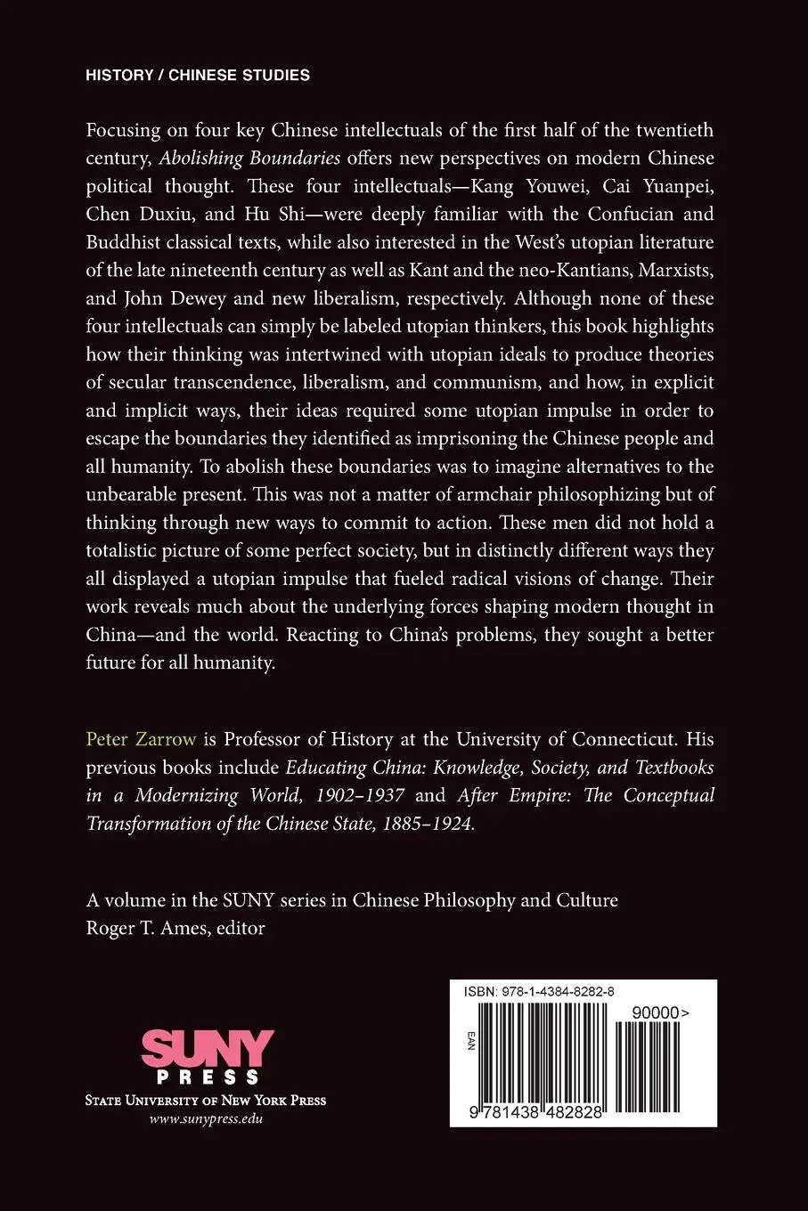 Rückseite: 9781438482828 | Abolishing Boundaries | Peter Zarrow | Taschenbuch | Englisch | 2021