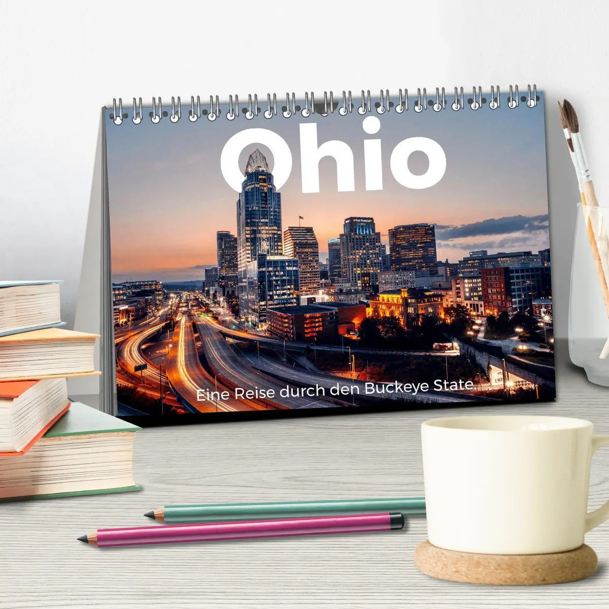 Bild: 9783457612828 | Ohio - Eine Reise durch den Buckeye State (Tischkalender 2026 DIN...