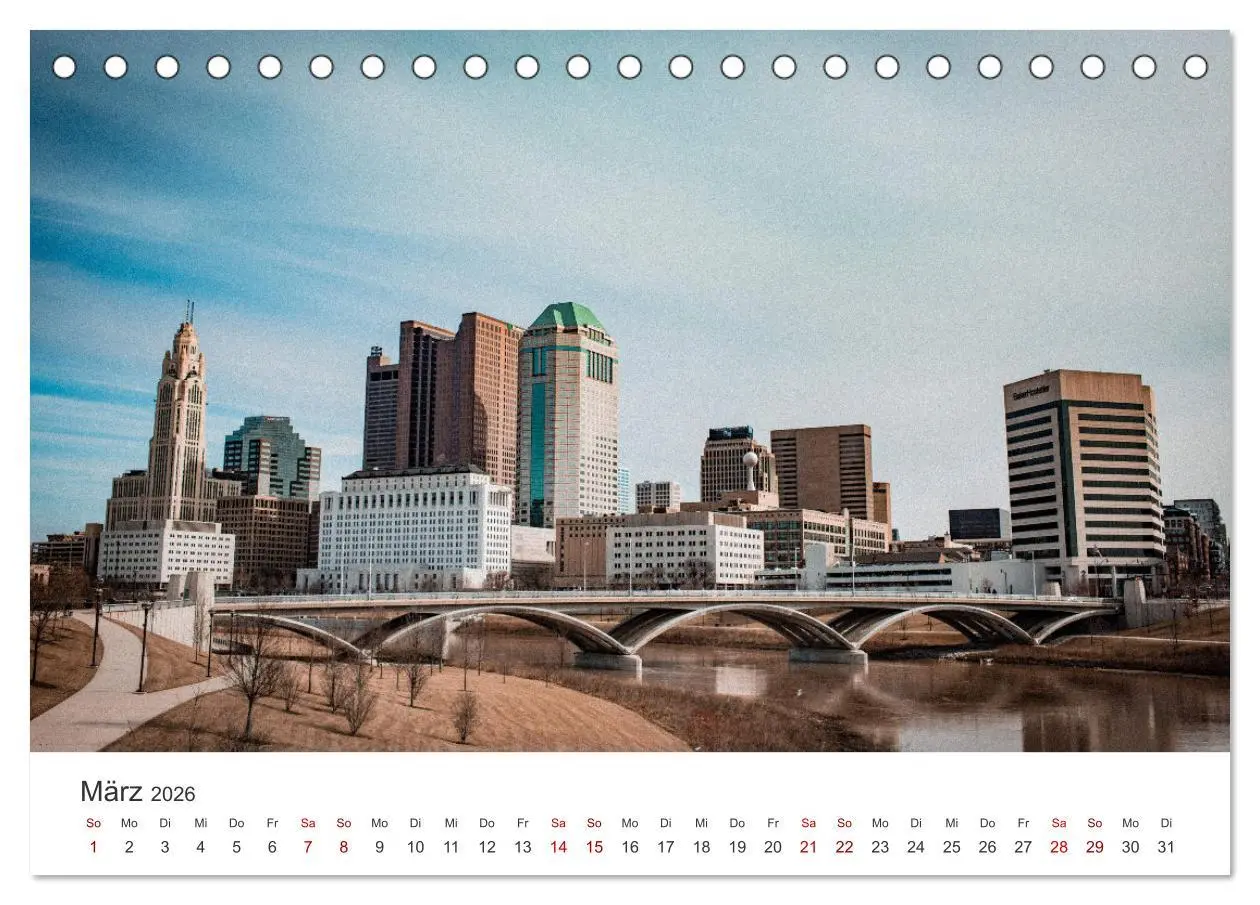 Bild: 9783457612828 | Ohio - Eine Reise durch den Buckeye State (Tischkalender 2026 DIN...