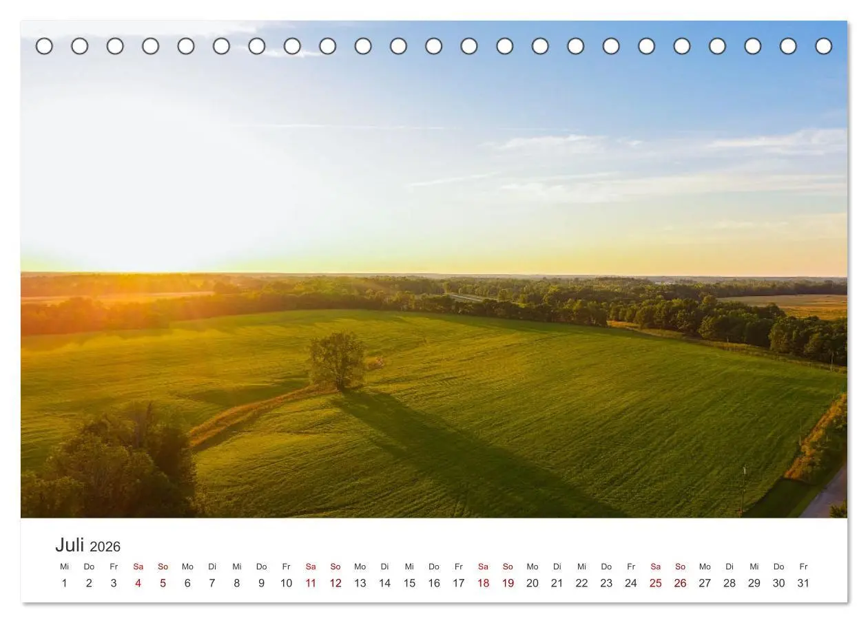 Bild: 9783457612828 | Ohio - Eine Reise durch den Buckeye State (Tischkalender 2026 DIN...