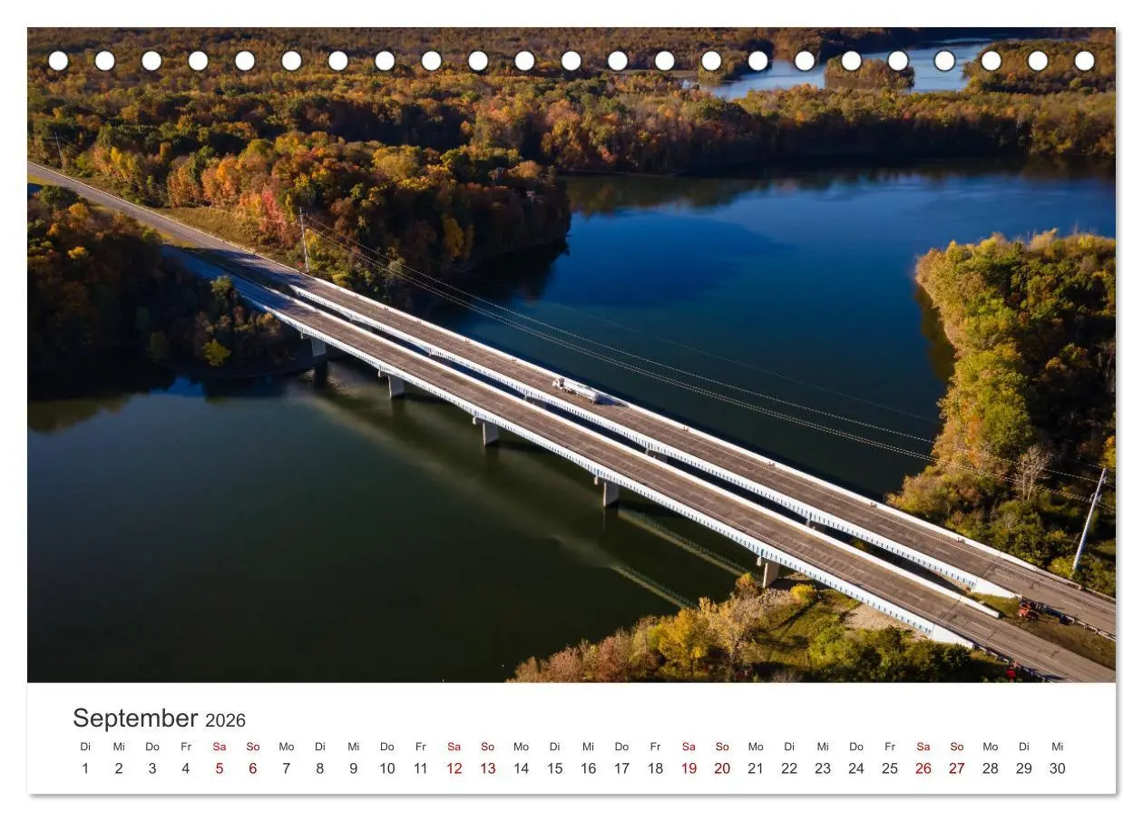 Bild: 9783457612828 | Ohio - Eine Reise durch den Buckeye State (Tischkalender 2026 DIN...