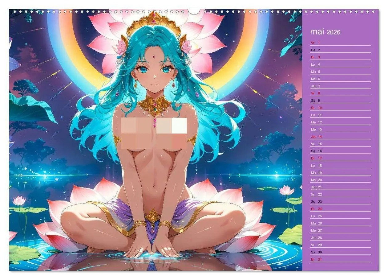 Bild: 9783516702828 | Mythes Sensuels - Déesses manga érotiques (Calendrier mural 2026...