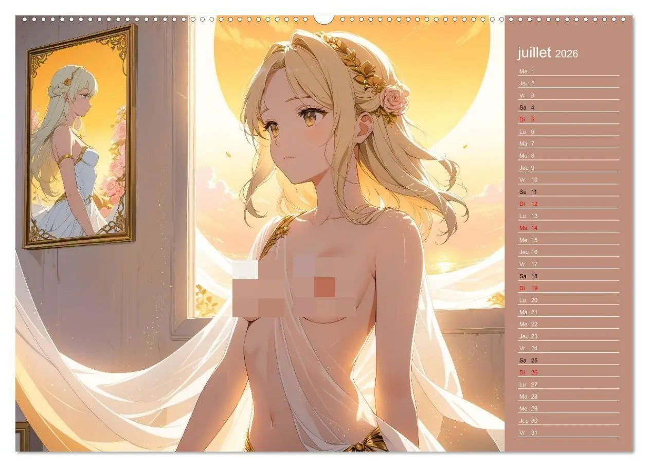 Bild: 9783516702828 | Mythes Sensuels - Déesses manga érotiques (Calendrier mural 2026...
