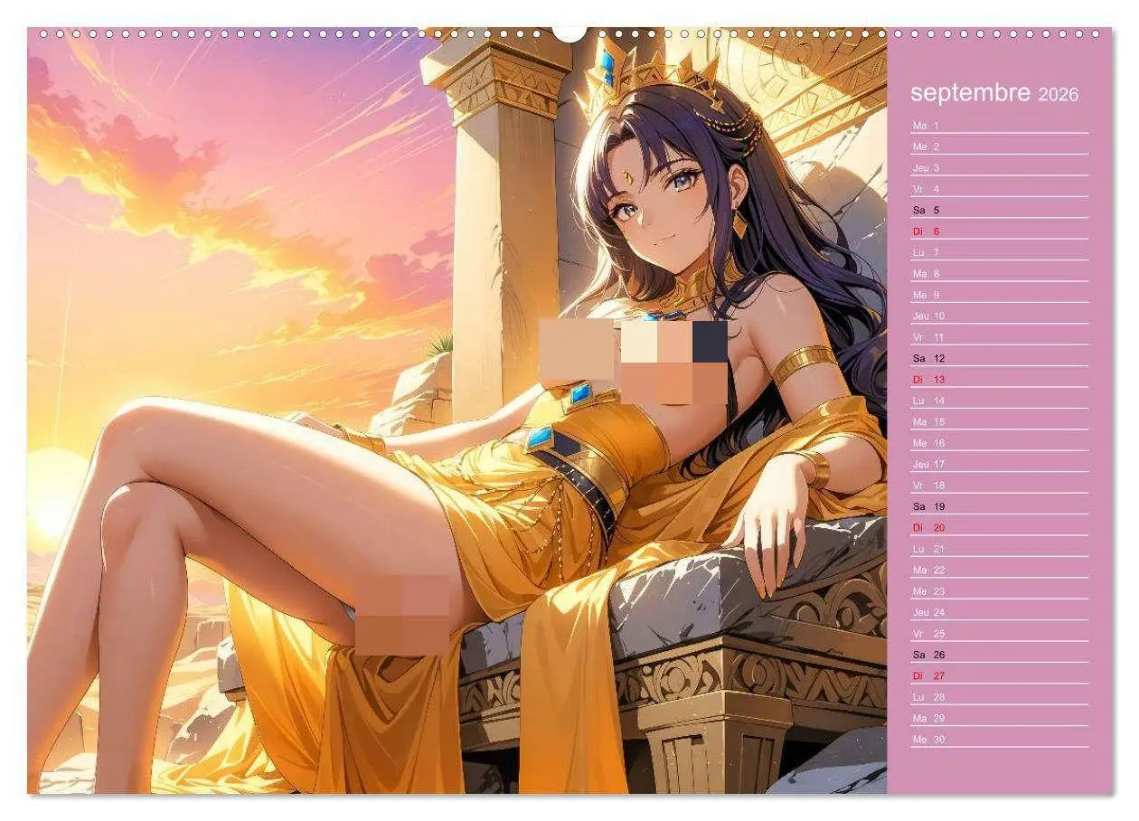 Bild: 9783516702828 | Mythes Sensuels - Déesses manga érotiques (Calendrier mural 2026...
