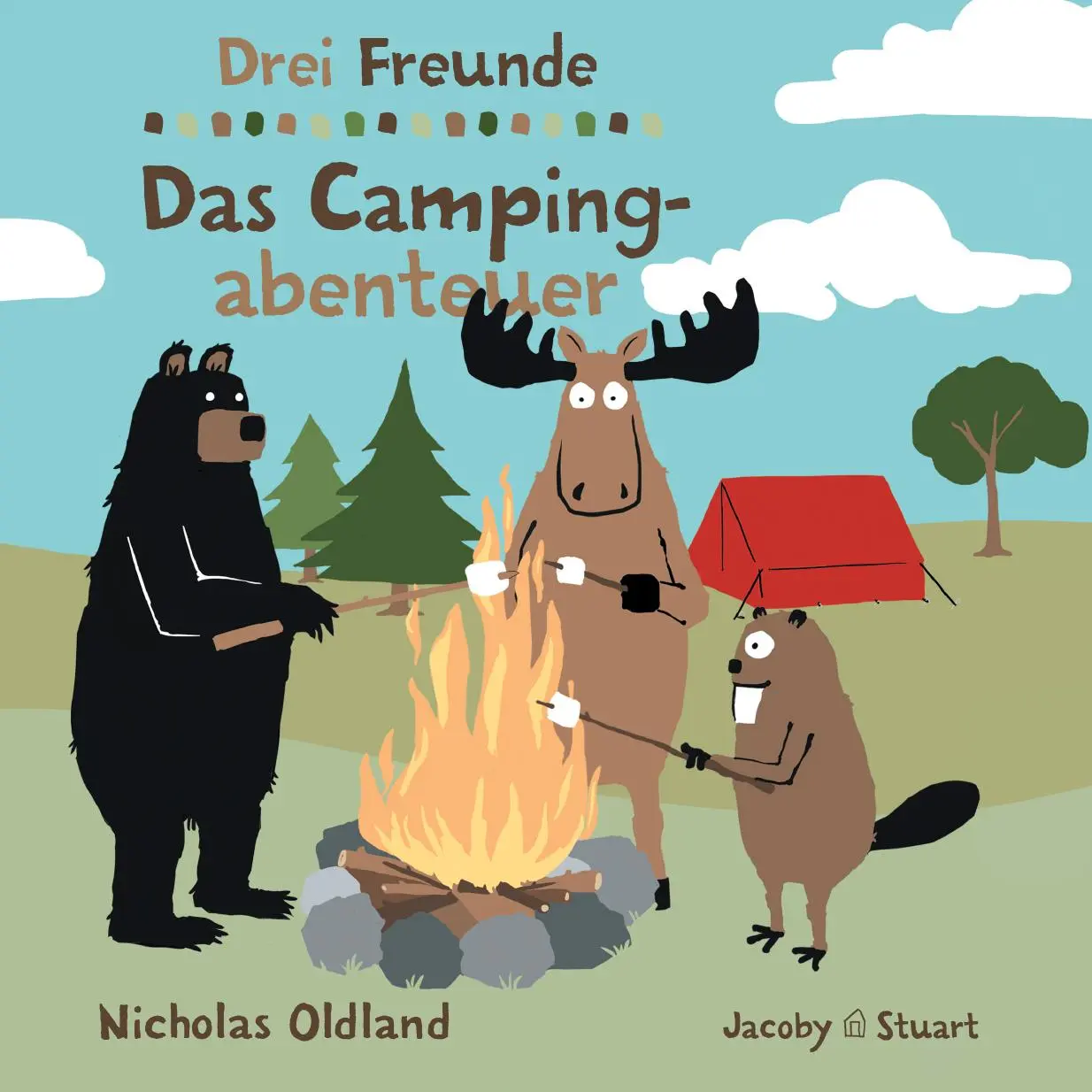 Cover: 9783964282828 | Drei Freunde: Das Campingabenteuer | Nicholas Oldland | Buch | 32 S.