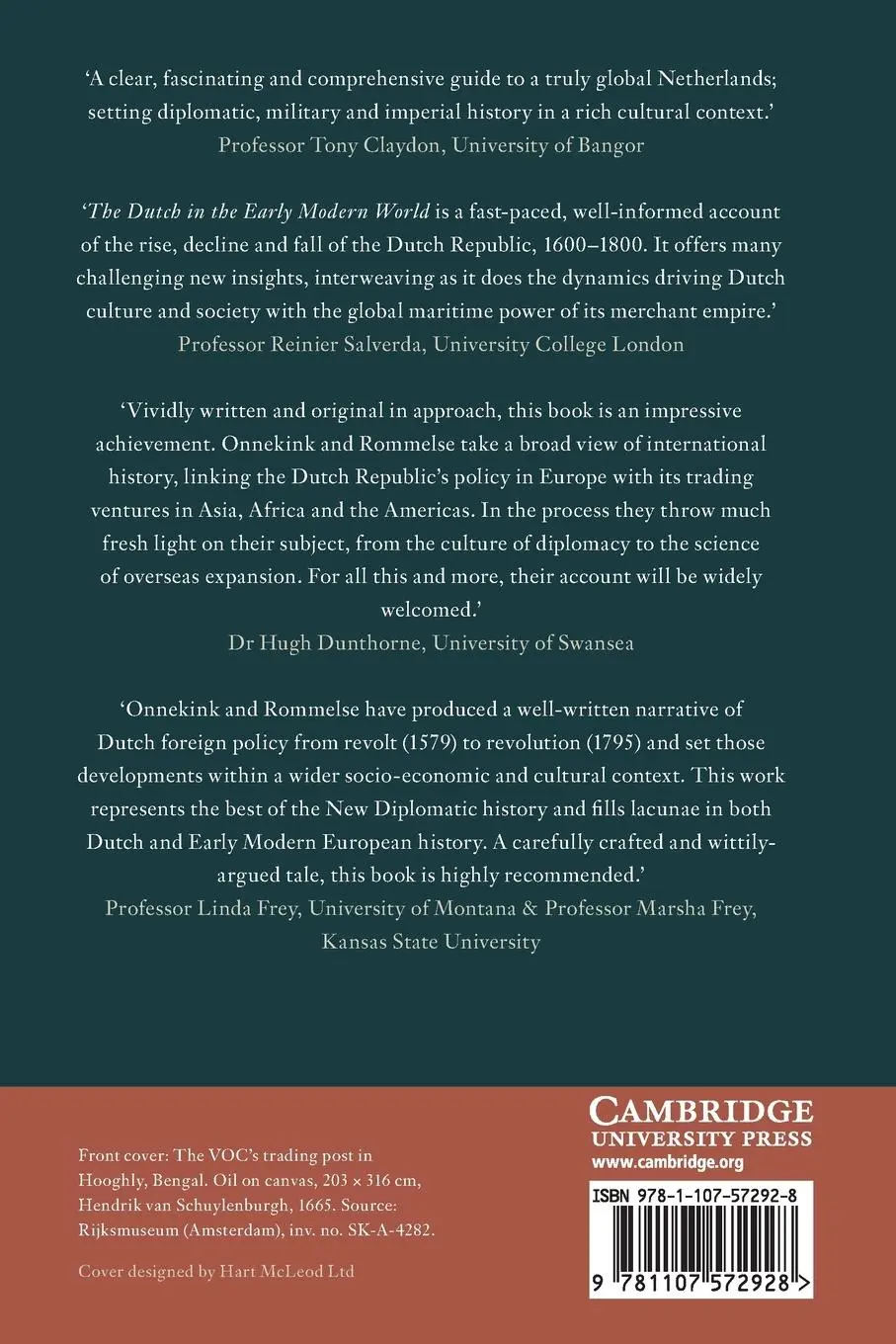 Rückseite: 9781107572928 | The Dutch in the Early Modern World | David Onnekink (u. a.) | Buch