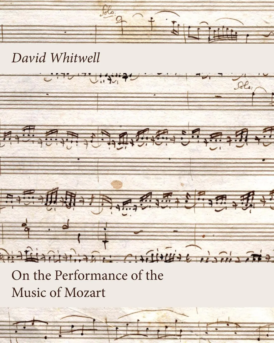Cover: 9781936512928 | On the Performance of the Music of Mozart | David Whitwell | Buch