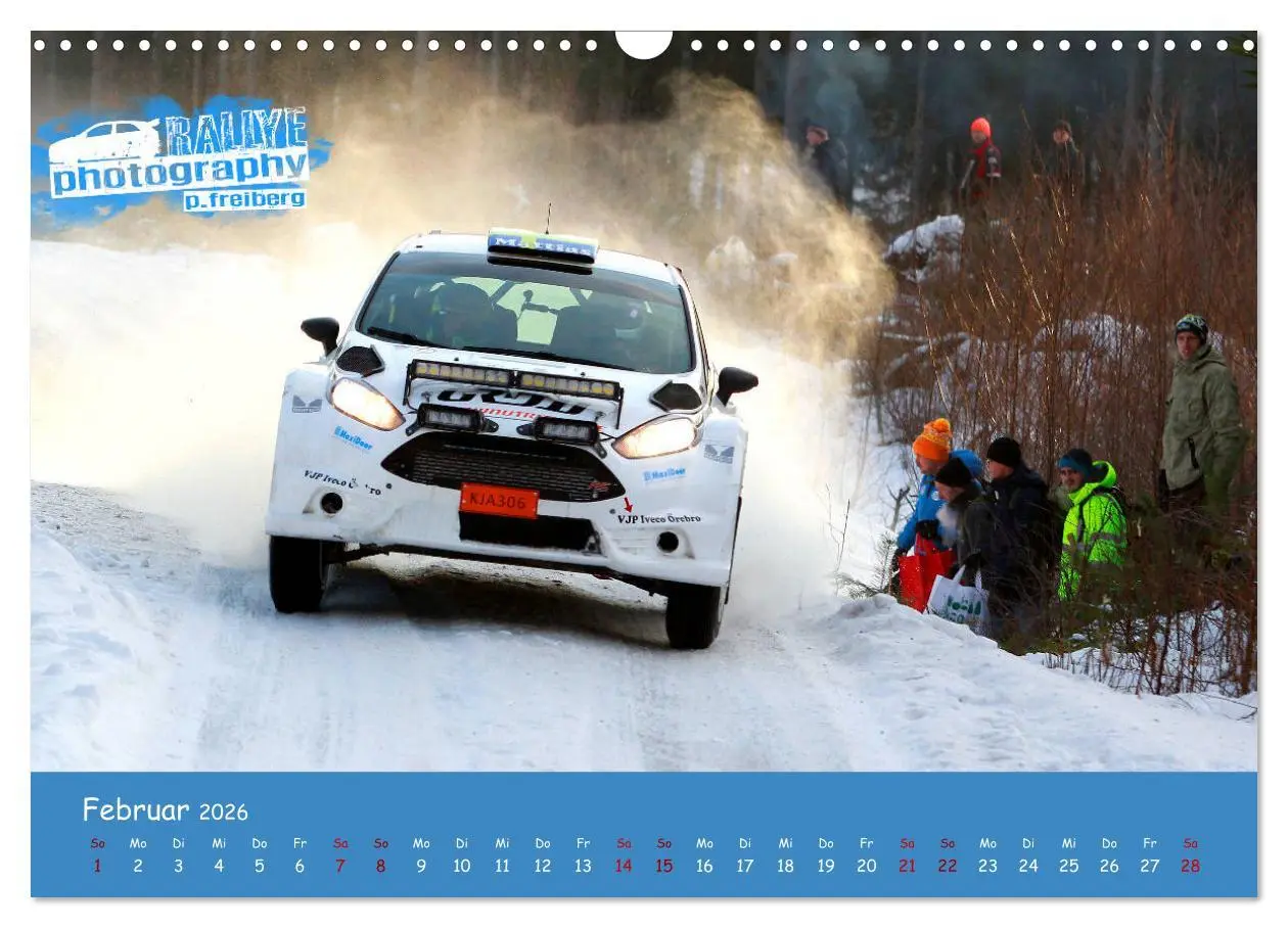Bild: 9783457842928 | WRC Schweden White Open 2026 (Wandkalender 2026 DIN A3 quer),...