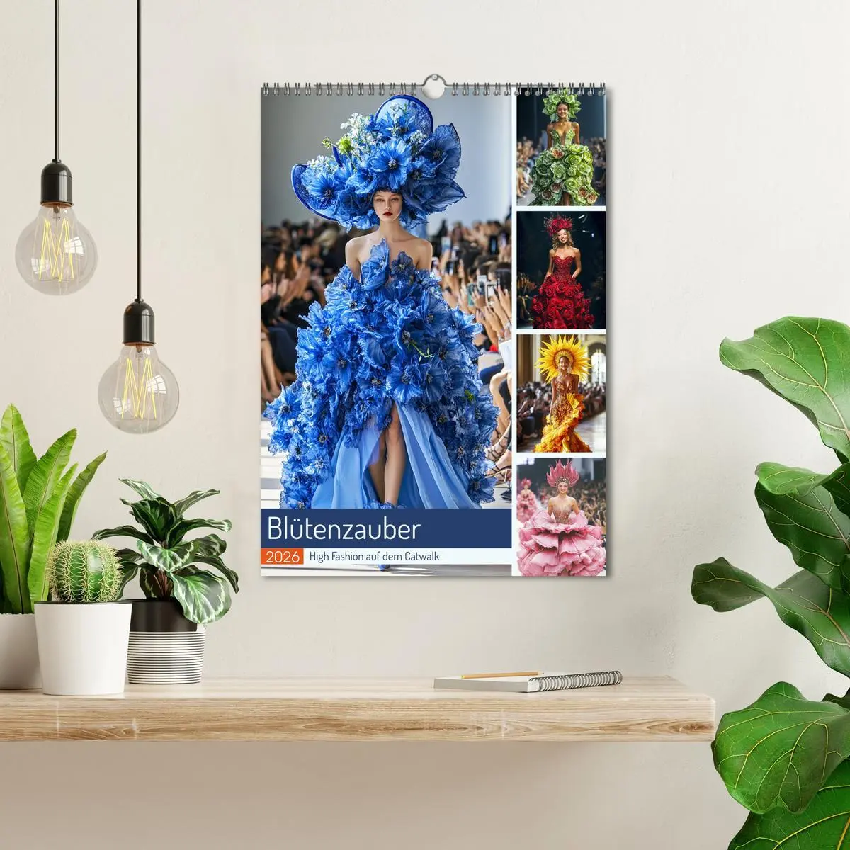 Bild: 9783516242928 | Blütenzauber. High Fashion auf dem Catwalk (Wandkalender 2026 DIN...
