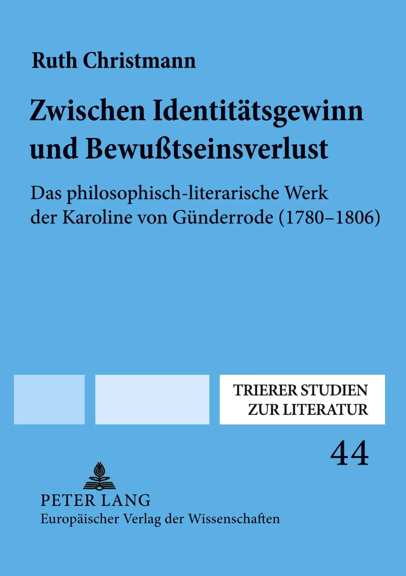 Cover: 9783631532928 | Zwischen Identitätsgewinn und Bewußtseinsverlust | Ruth Christmann