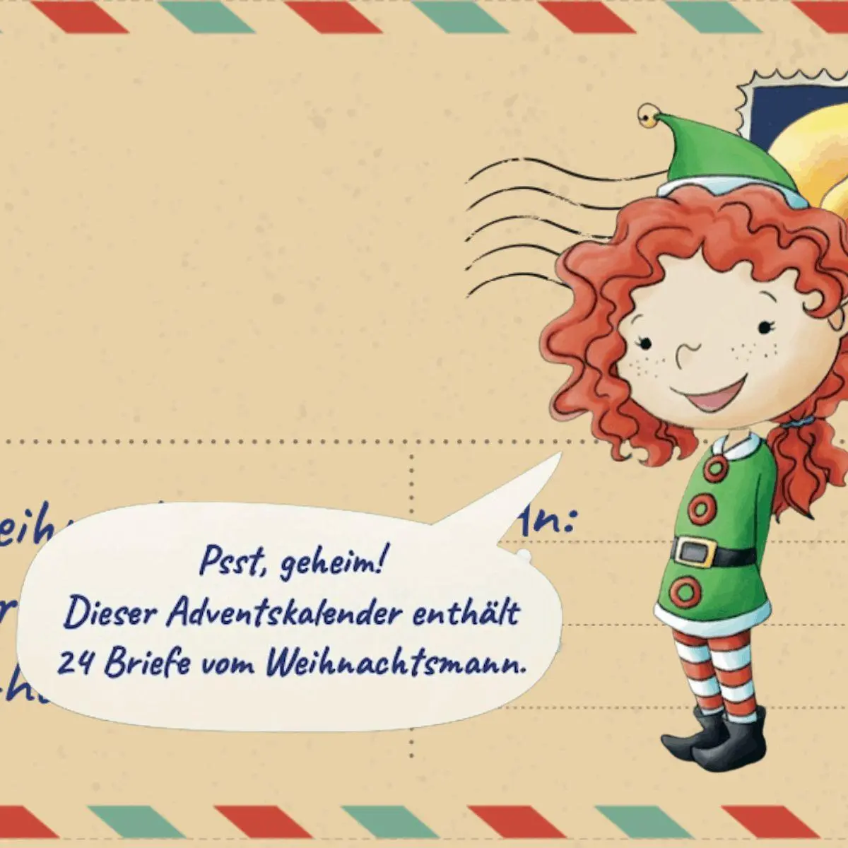 Bild: 9783735892928 | 24 Briefe vom Weihnachtsmann. Adventskalender-Post zum Basteln,...