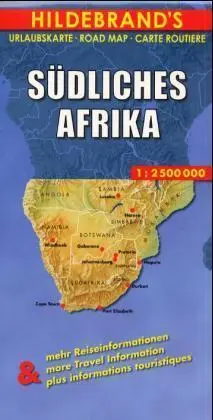 Cover: 9783889892928 | Hildebrand's Urlaubskarte Südliches Afrika. Southern Africa....