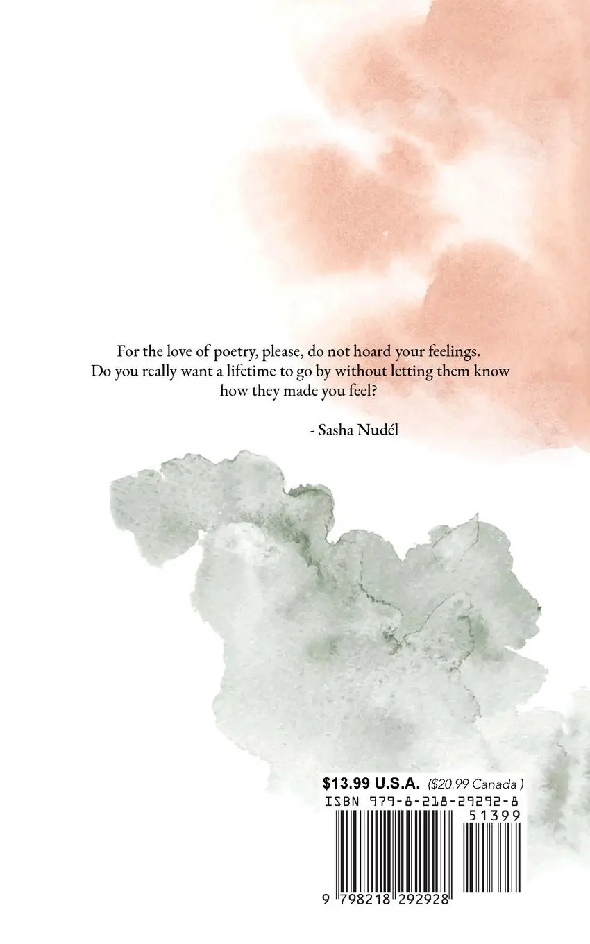 Rückseite: 9798218292928 | I Wrote A Poem For You | Sasha Nudel | Taschenbuch | Englisch | 2024