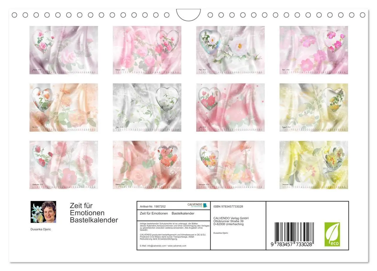 Bild: 9783457733028 | Zeit für Emotionen Bastelkalender (Wandkalender 2026 DIN A4 quer),...