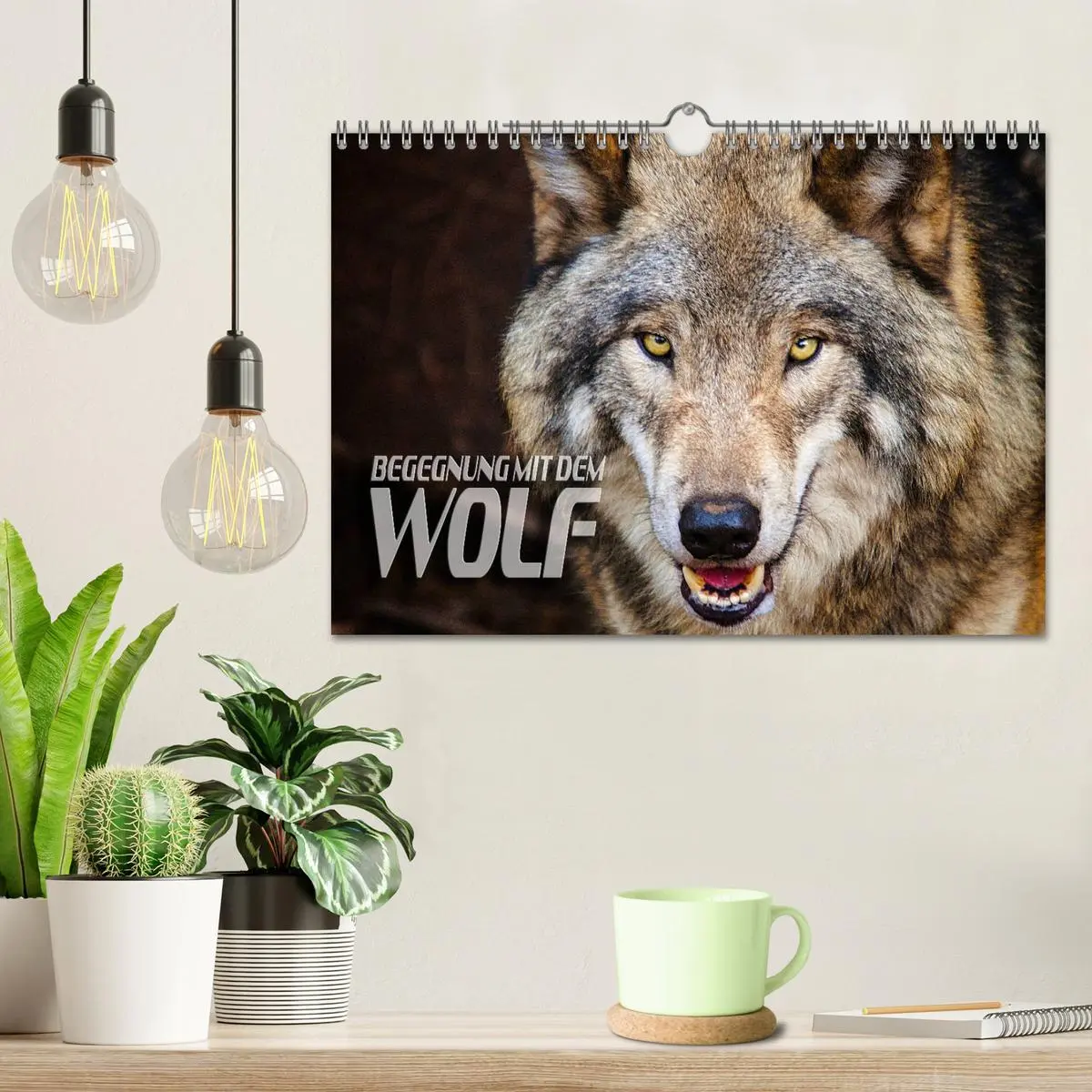 Bild: 9783457803028 | Begegnung mit dem Wolf (Wandkalender 2026 DIN A4 quer), CALVENDO...