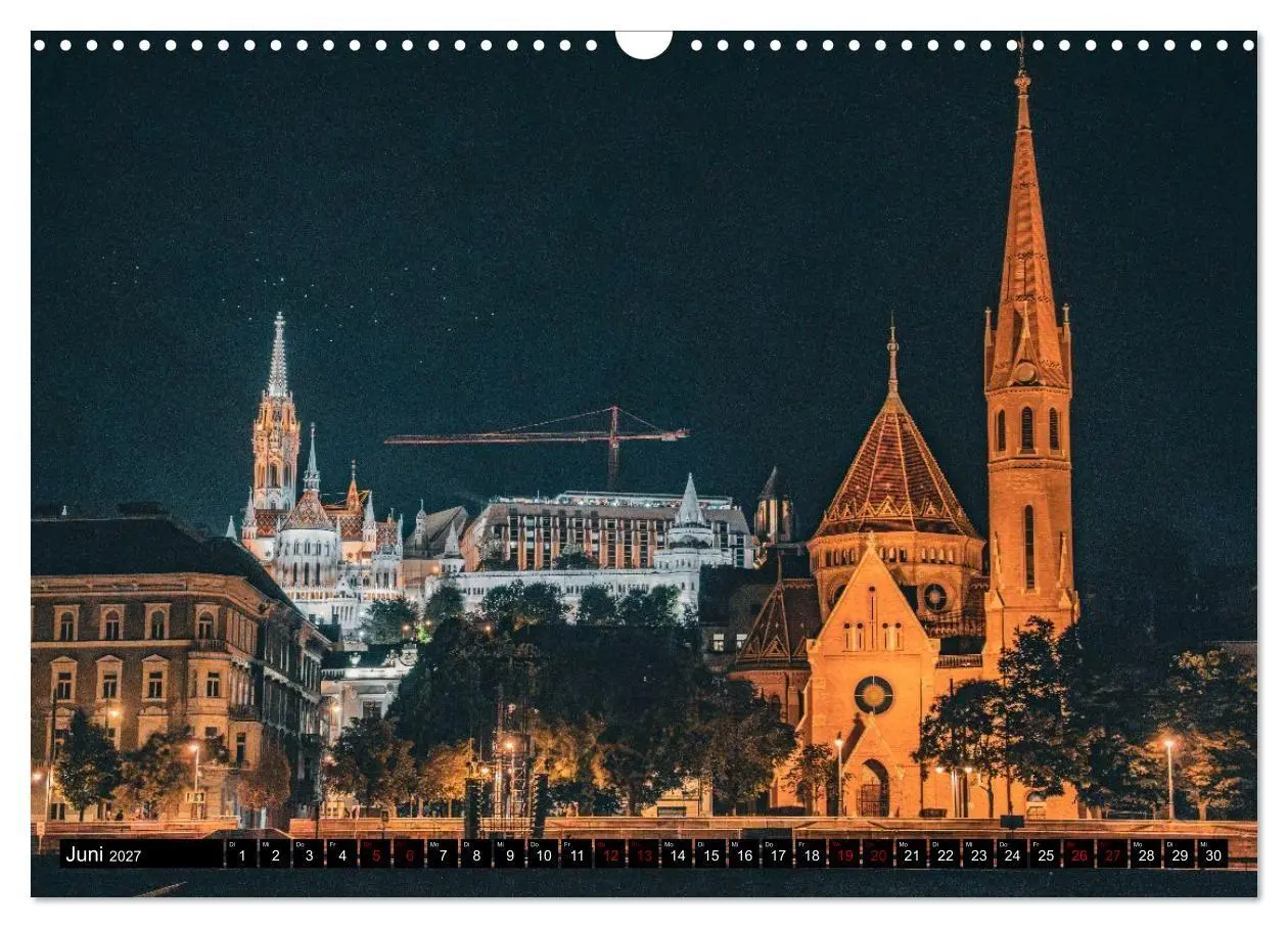 Bild: 9783516823028 | Glanzvolles Budapest (Wandkalender 2027 DIN A3 quer), CALVENDO...
