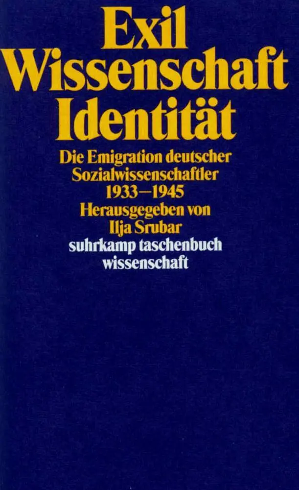 Cover: 9783518283028 | Exil, Wissenschaft, Identität | Taschenbuch | 383 S. | Deutsch | 1987
