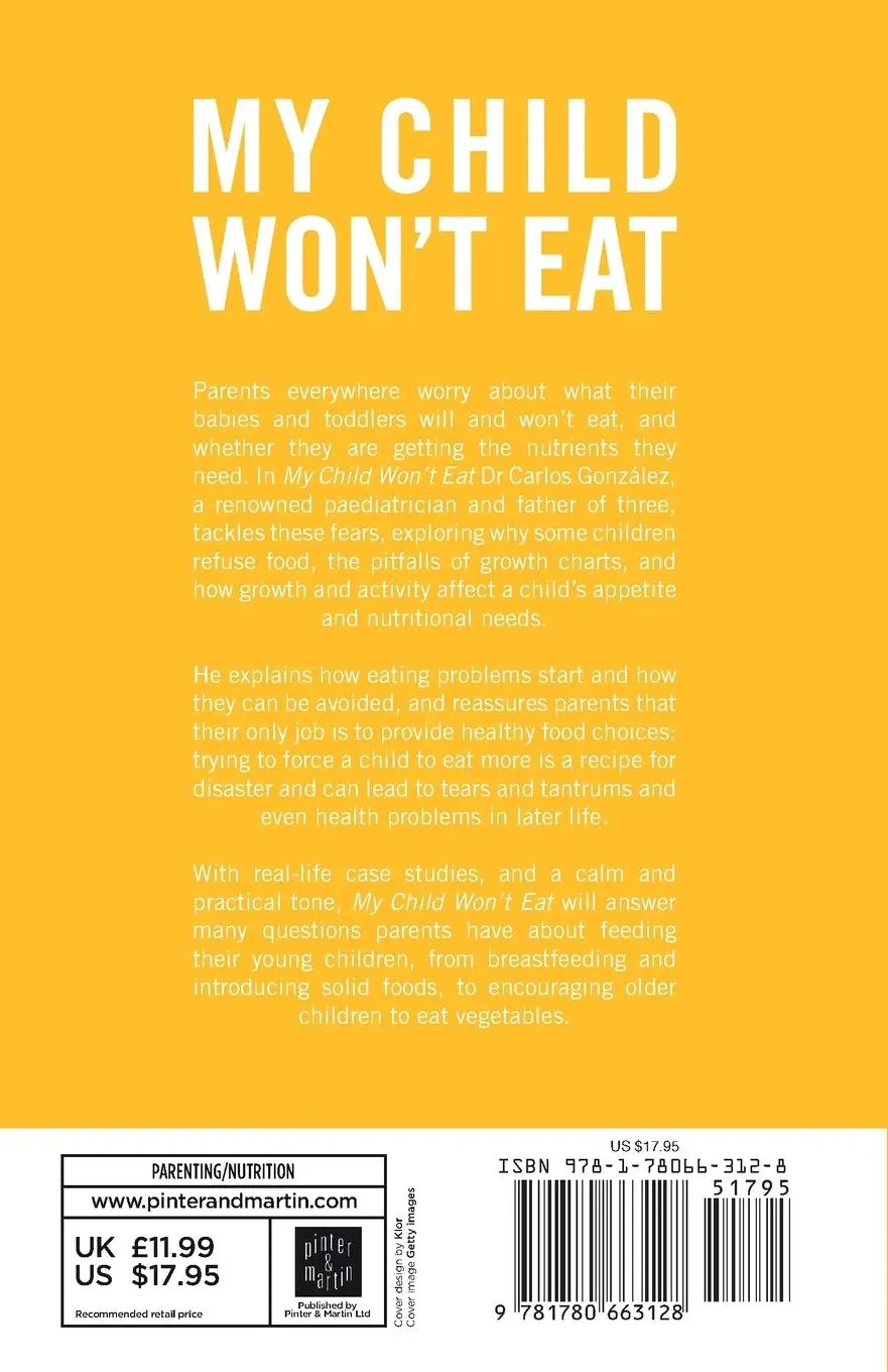 Rückseite: 9781780663128 | My Child Won't Eat | How to Enjoy Mealtimes without Worry | González