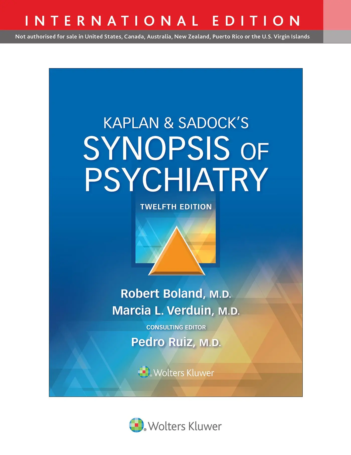 Cover: 9781975173128 | Kaplan &amp; Sadock's Synopsis of Psychiatry | Robert Boland (u. a.)